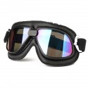 Motorcycle Goggles Scooter Helmet Leather Anti UV Fog Protector Glasses