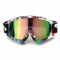 Motorcycle Motocross Off Road Riding Sports Snowboard Goggles Transparent/Coloful Len