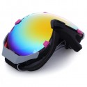 Motorcycle Professional Spherical Dual Red Lens Snowboard Ski Goggles Anti Fog UV Glasses