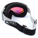 Motorcycle Professional Spherical Dual Red Lens Snowboard Ski Goggles Anti Fog UV Glasses