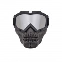 Reflective Motorcycle Glasses Face Cover Outdoor Sport Bike Shield Goggles