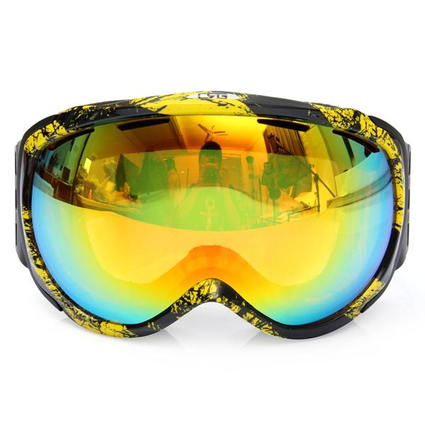 Unisex Anti Fog UV Dual Lens Winter Racing Outdooors Snowboard Ski Goggles Sun Glassess CRG98-5A