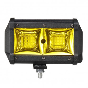 100W 18LED 3000K Headlight Work Light Bar Spot Beam Fog/Driving Lamp Amber For Vehicle Offroad SUV