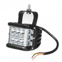 12V 10V-48V LED Work Fog Light Side Shooter Combo Dual Color Driving Offroad SUV Truck