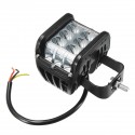 12V 10V-48V LED Work Fog Light Side Shooter Combo Dual Color Driving Offroad SUV Truck