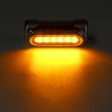 12V 2x Motorcycle LED White Driving DRL Indicator Amber Turn Signal Lights Crash Bar Lamp