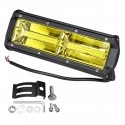 144W 48 LED Work Light Bar Fog Driving Lamp White/ Amber Offroad SUV ATV UTV