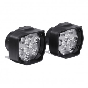 2PCS Motorcycle LED Spotlight External Light Universal Electric Vehicle Spotlight