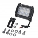 2Pcs 6D 6 LED 18W 6000K Work Light Spot Beam Boat Truck Offroad 4WD SUV White Lamp IP67