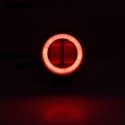 3inch 12/24V 6500K 20W Round LED Work Light Red+White With Angel Eyes Lights Spot Fog light For Car Boat Motorcycle