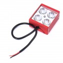 3inche 4LED DC12-24V 12W 2200LM Waterproof Motorcycle Front Bumper Lights Car Network Lights White Light