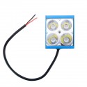 3inche 4LED DC12-24V 12W 2200LM Waterproof Motorcycle Front Bumper Lights Car Network Lights White Light