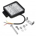 4 Inch Square/Round LED Work Light Spot Flood Driving Light Truck Off Road Tractor