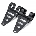 41mm-43mm Motorcycle Motorbike Headlight Mounting Bracket Adjuster Universal Fork Mount Clamp Black Head Lamp Holder