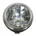 7inch 12V 35W H4 Motorcycle Headlight Bulb Rear Mount Headlamp