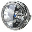 7inch 12V 35W H4 Motorcycle Headlight Bulb Rear Mount Headlamp