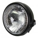 7inch H4 35W Motorcycle Halogen Headlight With LED Turn Signal