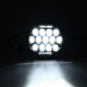 7inch Round LED Black Headlight White Lamp DRL Hi/Lo Beam For Jeep/JK TJ/LJ/CJ