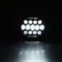 7inch Round LED Black Headlight White Lamp DRL Hi/Lo Beam For Jeep/JK TJ/LJ/CJ