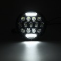 7inch Round LED Black Headlight White Lamp DRL Hi/Lo Beam For Jeep/JK TJ/LJ/CJ