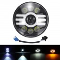 7inch Motorcycle Halo Ring LED Headlight Front Light IP68 For Yamaha For Honda For Kawasaki