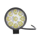 9V-85V 27W LED Work Light Waterproof Headlight White/ White Blue Light Round Fog Lamp Car Motorcycle