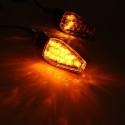 Carbon Motorcycle Turn Signal 14 LED Indicator Lights For Honda