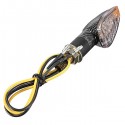 Carbon Motorcycle Turn Signal 14 LED Indicator Lights For Honda