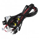 H4 12V 35W 3000h Motorcycle Elastic Xenon Lamp HeadLight Harness Wiring Controller