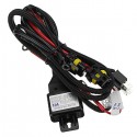 H4 12V 35W 3000h Motorcycle Elastic Xenon Lamp HeadLight Harness Wiring Controller