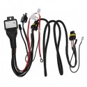 H4 12V 35W 3000h Motorcycle Elastic Xenon Lamp HeadLight Harness Wiring Controller