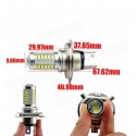 H4 5630 SMD 33 LEDs 6000K 18W Motorcycle Car Auto Fog light Front Daytime Running Light