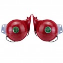 2pcs 12V 350dB Electric Bull Horn Metal Super Loud Raging Sound Waterproof For Car Truck Motorcycle Boat