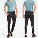 Men Women Thermal Fleece Winter Racing Pants Sportswear Reflective Trousers Waterproof