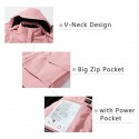 Smart USB Electric Washable Heating Coats Hoodie Jacket Winter Warm Coat