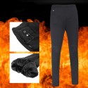 USB Electric Heated Pants Trousers Elastic Heating Winter Thermal Legging