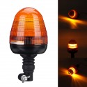 12-24V Pointed LED Warning Light 4 Flashing Amber Beacon Flexible Din Pole Mount Tractor Warning Light