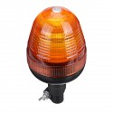 12-24V Pointed LED Warning Light 4 Flashing Amber Beacon Flexible Din Pole Mount Tractor Warning Light