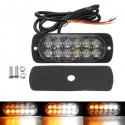 12V-24V 36W 12 LED Recovery Strobe Grill Breakdown Flashing Light Warning Lamp Indicator Lamp