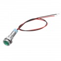 12V 6mm LED Indicator Light Pilot Dash Lamp Motorccyle Car Truck Boat Metal