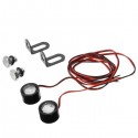 12V DC 6W Waterproof LED Light Motorcycle Scooter Bicycle Rear View Mirror Lamp Handlebar