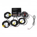 12V HID Bulbs Hide Away Emergency Hazard Warning Flash Strobe Light System Kit