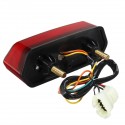 12V Motorcycle LED Brake Rear Tail Turn Signal License Integrated Light