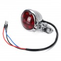 12V Motorcycle Smoke Rear Brake Stop Red Tail Light For Harley Chopper Cafe Racer