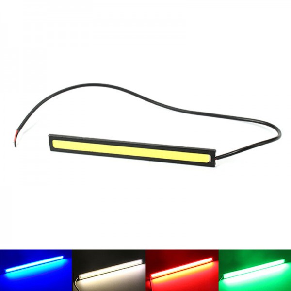 12V Waterproof LED Daytime Running Lights Strip Handlebar Motorcycle Wind Shield Decoration Automobile Car Universal