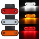 24V 20 LED Oval Side Marker Light Position Turn Signal Lamp for Car Truck Trailer