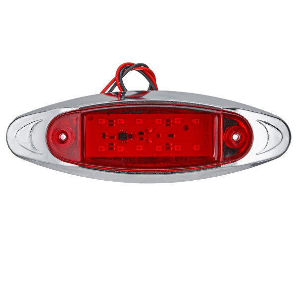 24V LED Side Marker Light Flash Strobe Emergency Warning Lamp For Boat Car Truck Trailer