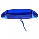 2Pcs Blue 24V LED Side Marker Light Flash Strobe Emergency Warning Lamp For Boat Car Truck Trailer