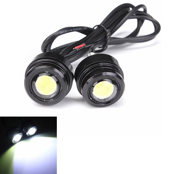 2pcs 12V 3W Motorcycle LED Daylight Daytime Running Fog Lamp