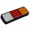 2pcs 75 LED Truck Tail Light Trailer Brake Running Turn Signal Reverse Boat Indicator Truck Caravan Lamp